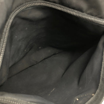 PRADA Triangle Logo Nylon Shoulder Bag Black Vintage Old sv54k4