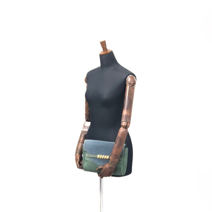 LOEWE Velazquez Clutch bag Green Vintage Old 6kxby7