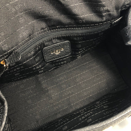 LOEWE Alamo 28 Anagram Turn lock Two-way Handbag Shoulderbag Black Vintage Old 5nr64n