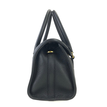 LOEWE Alamo 28 Anagram Turn lock Two-way Handbag Shoulderbag Black Vintage Old 5nr64n