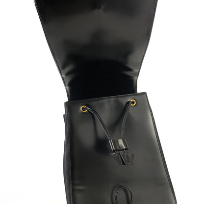 CELINE Starball Patent leather Backpack Black Vintage Old Celine 8m7gig