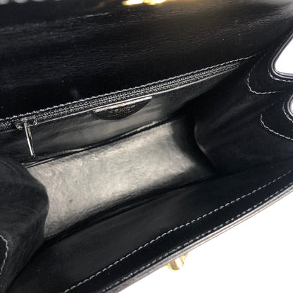 CELINE Gancini 手提包 斜背包 兩用肩背包 手提包 黑色 舊款 CELINE 復古 mbrsaf