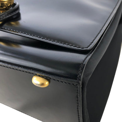 CELINE Starball Patent leather Backpack Black Vintage Old Celine 8m7gig