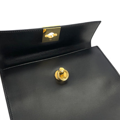 CELINE Gancini 手提包 斜背包 兩用肩背包 手提包 黑色 舊款 CELINE 復古 mbrsaf