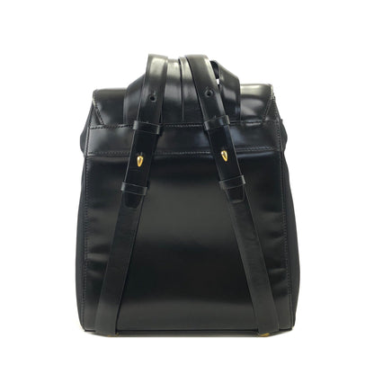 CELINE Starball Patent leather Backpack Black Vintage Old Celine 8m7gig