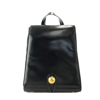 CELINE Starball Patent leather Backpack Black Vintage Old Celine 8m7gig