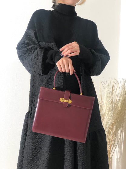 CELINE Blason 頂部手柄手提包 波爾多復古老款 Celine 2jsv3e