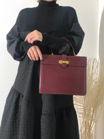 CELINE Blason 頂部手柄手提包 波爾多復古老款 Celine 2jsv3e
