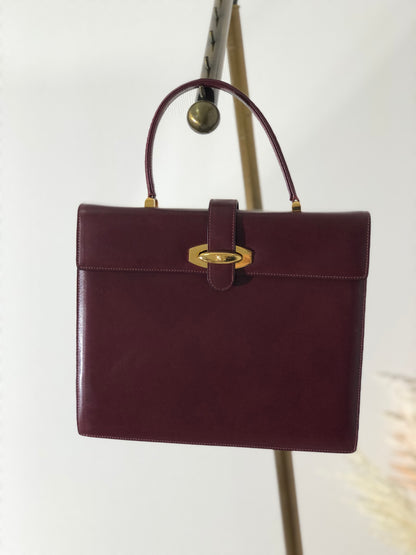 CELINE Blason 頂部手柄手提包 波爾多復古老款 Celine 2jsv3e
