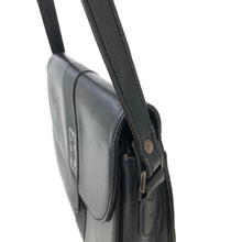 Load image into Gallery viewer, Yves Saint Laurent YSL logo Vertical stripes Crossbody Shoulder bag Black Vintage Old g48mf2
