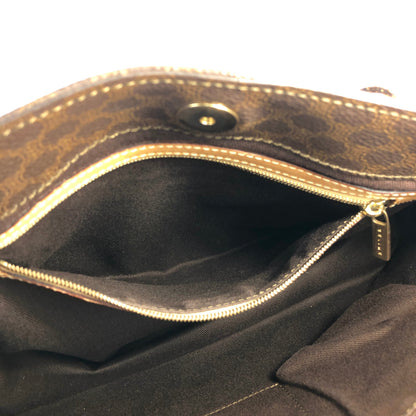 CELINE Macadam Tote bag A4 Brown Vintage Old rthxjm