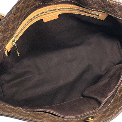 CELINE Macadam Tote bag A4 Brown Vintage Old rthxjm