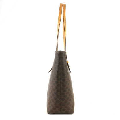 CELINE Macadam Tote bag A4 Brown Vintage Old rthxjm