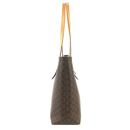 CELINE Macadam Tote bag A4 Brown Vintage Old rthxjm
