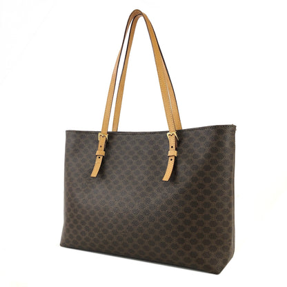 CELINE Macadam Tote bag A4 Brown Vintage Old rthxjm