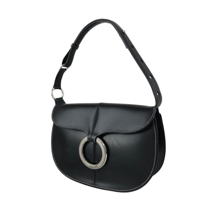 LOEWE Logo Shoulder bag Black Vintage sy8ch6