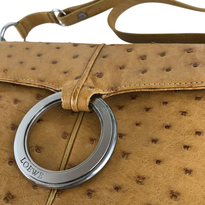 LOEWE Logo Shoulder bag Beige Vintage 2bjbin