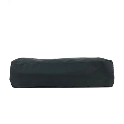 PRADA Triangle logo Nylon Tote bag Khaki Vintage anajd8