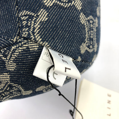 CELINE Paris macadam 泰迪熊牛仔布靛藍復古舊款 CELINE 3htd2i