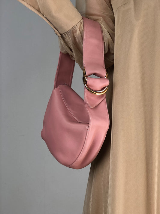 Cartier Shoulder bag Hobobag Pink Vintage 5cistd