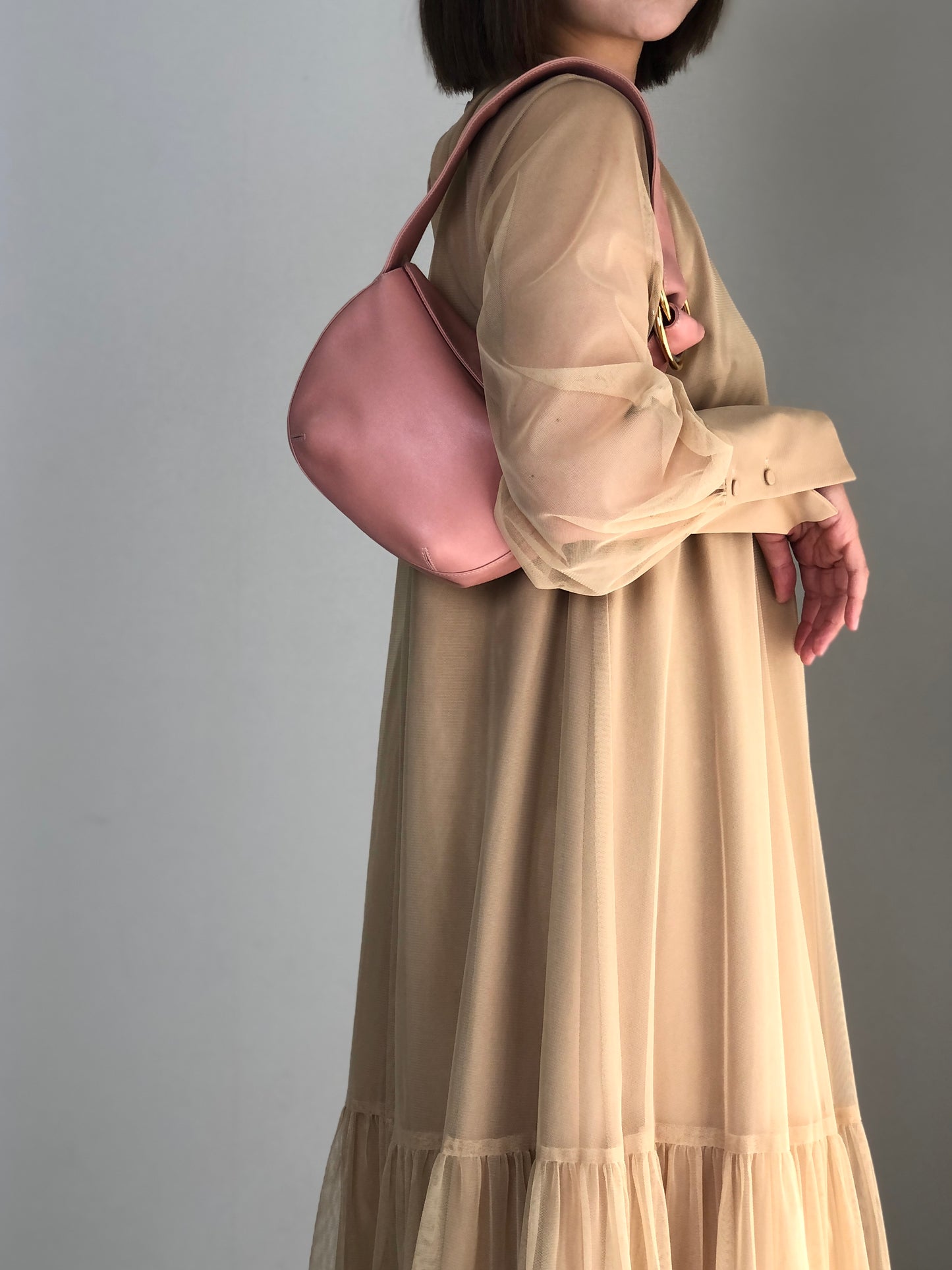 Cartier Shoulder bag Hobobag Pink Vintage 5cistd