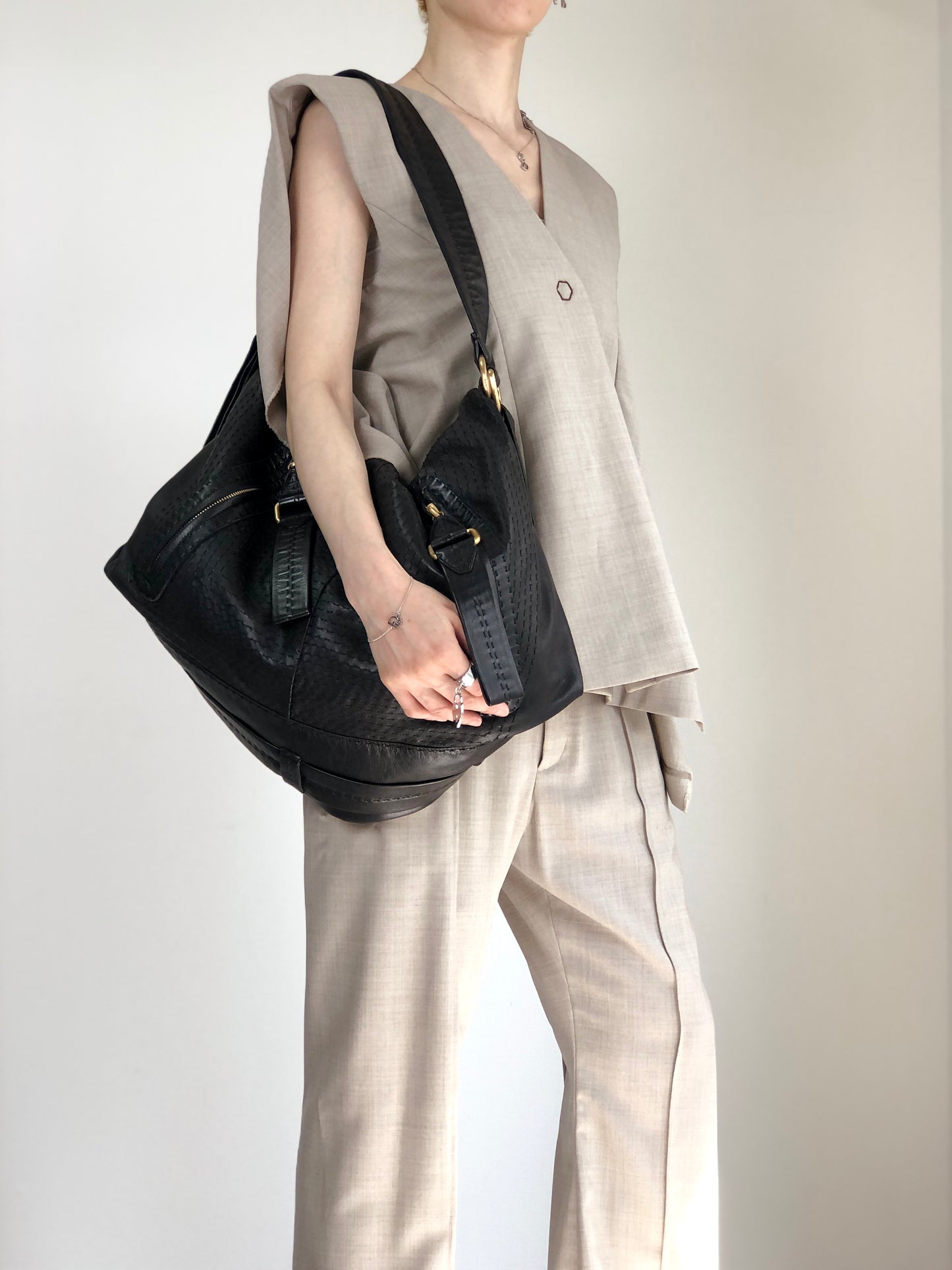 LOEWE Shoulder bag Black Vintage 7nyidj