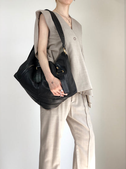 LOEWE Shoulder bag Black Vintage 7nyidj