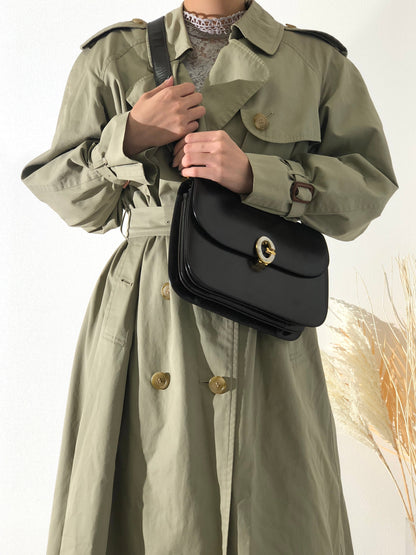 CELINE Horse carriage Crossbody Shoulderbag Brown Vintage Old CELINE apx2ne