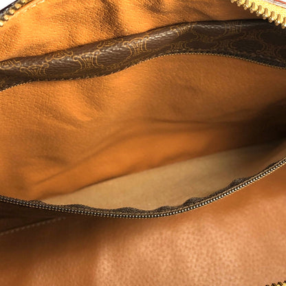 CELINE Macadam Blason Boston bag Handbag Brown Vintage Old Celine 2btsx4