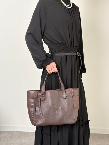 LOEWE Logo Totebag Brown Vintage ewpmv3