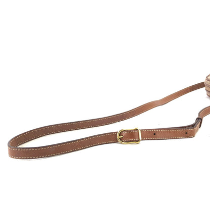 CELINE Macadam Blason Front zipper Oval Shoulder bag Beige Vintage Old Celine zaebn2