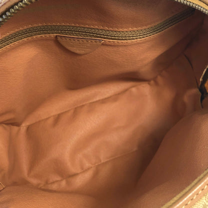CELINE Macadam Gancini Round Shoulderbag Beige Vintage Old celine 6pybra
