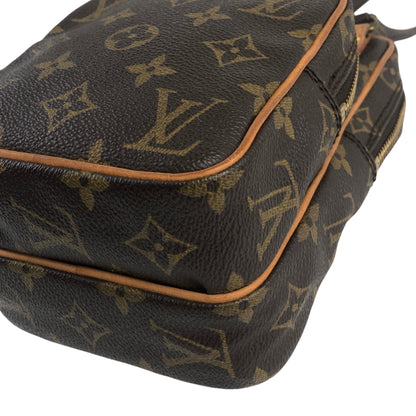 LOUIS VUITTON Monogram Shoulder bag Brown Vintage y5ytbv