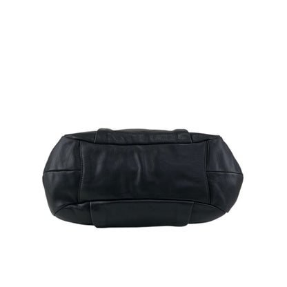 PRADA Logo Two-way Handbag Shoulder bag Black Vintage te623t