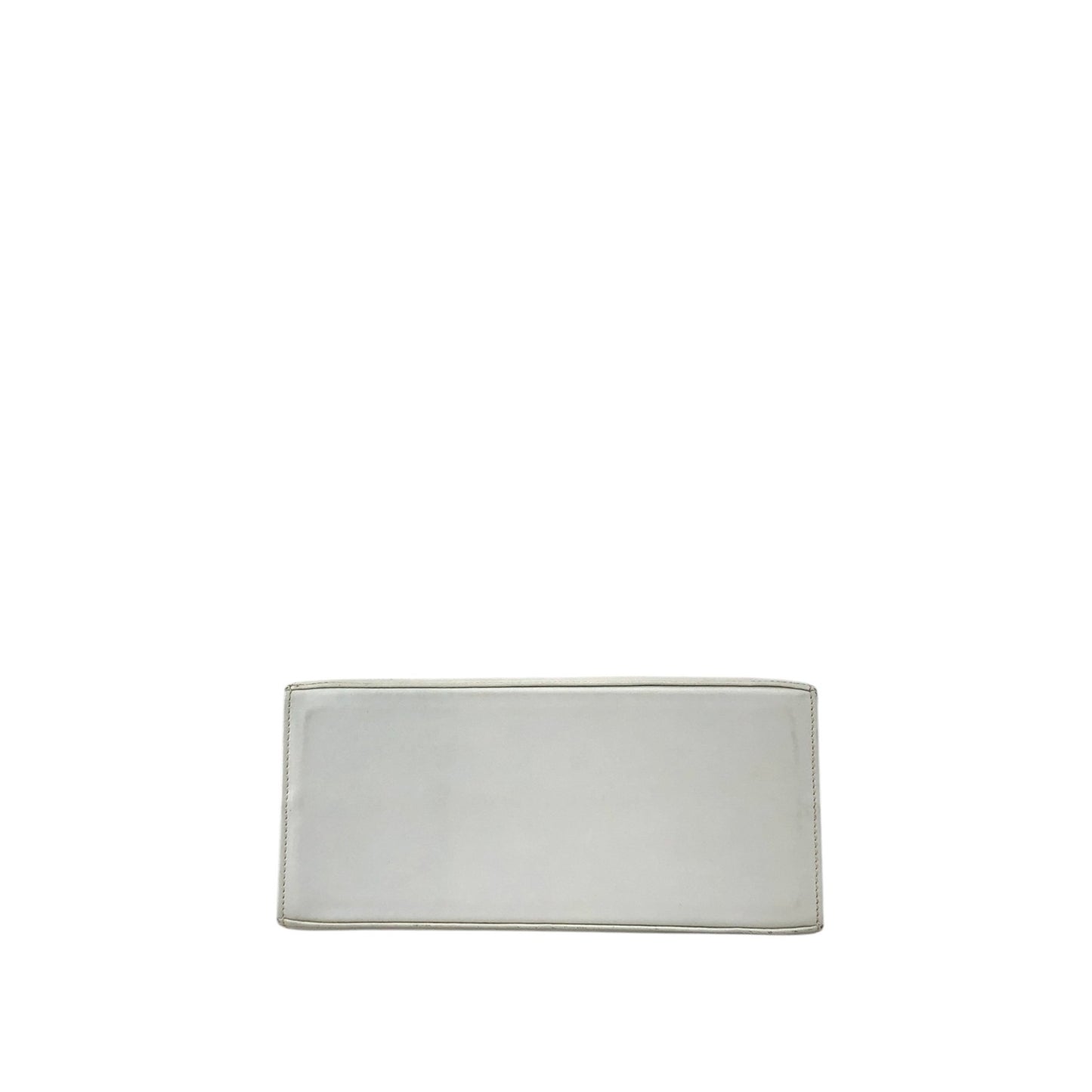 Salvatore Ferragamo Gancini Two-way Handbag Shoulder bag White Vintage wi32m8