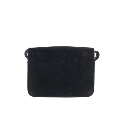 CELINE Horse Bit Shoulder bag Black Vintage yffeiu
