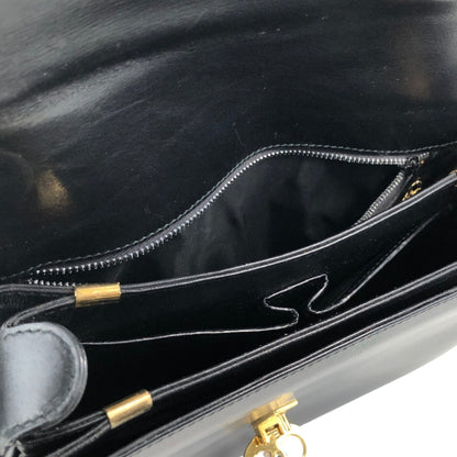 CELINE Blason Shoulder bag Black Vintage a6pwvz