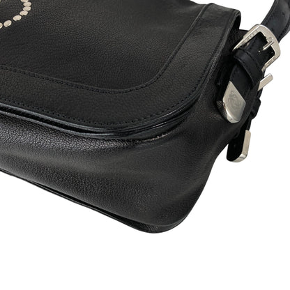 LOEWE Anagram Shoulder bag Black Vintage 8s3xv4