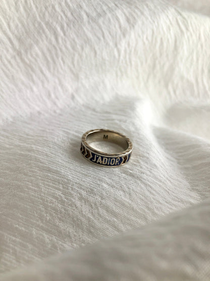 Christian Dior Ring Silver JADIOR Vintage d5vezu