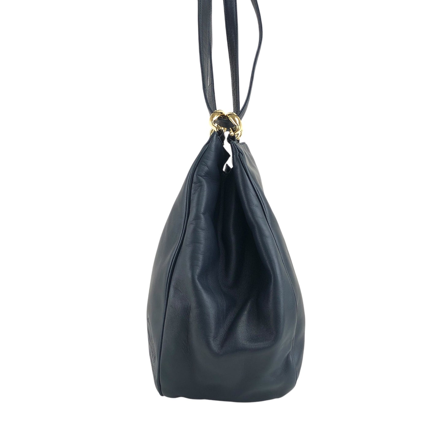 LOEWE Anagram Shoulder bag Navy Vintage ez7gu2
