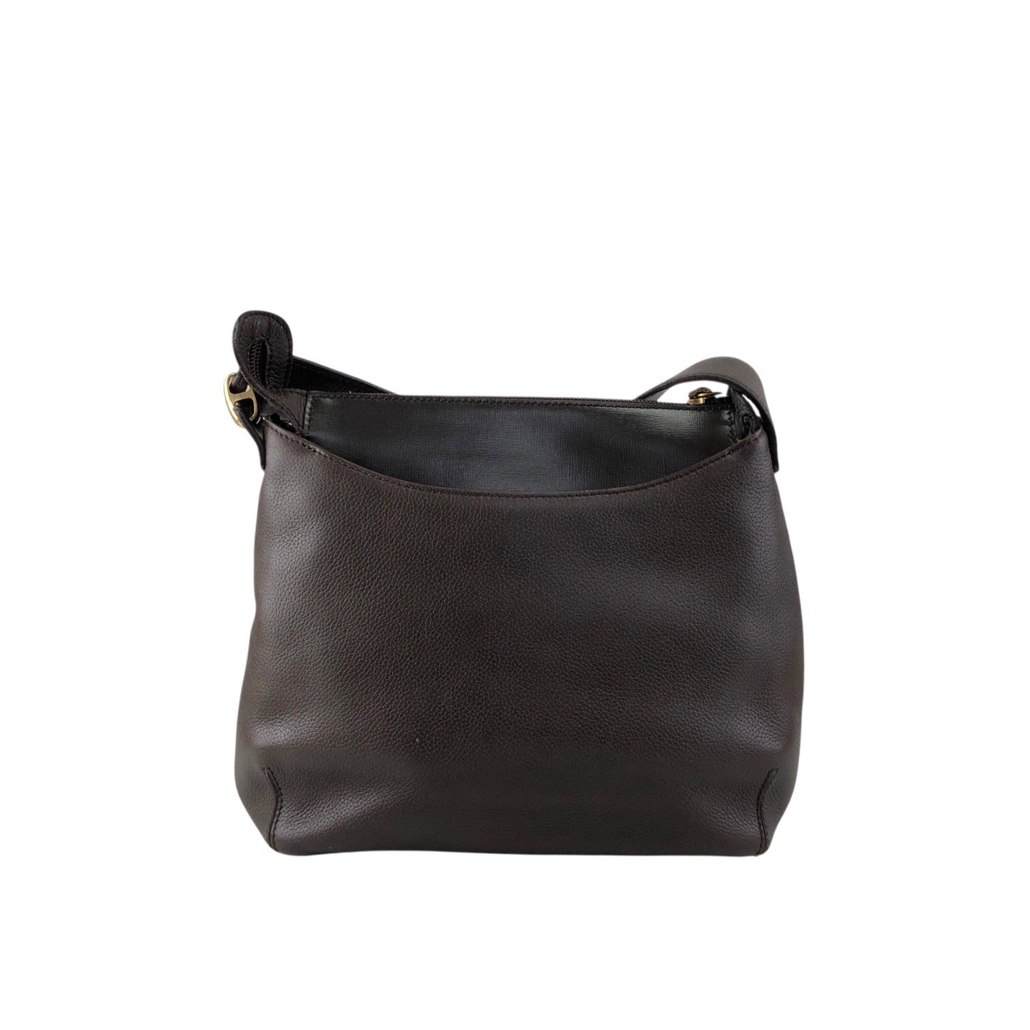 LOEWE Logo Embossed Shoulder bag Brown Vintage kv866j