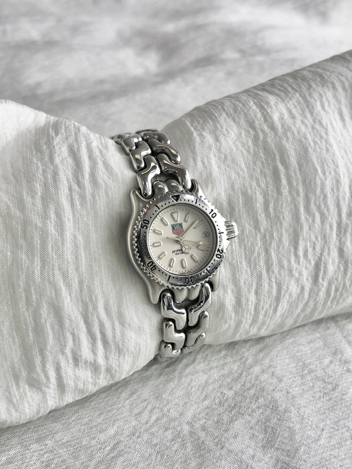 TAG HEUER Watch Silver S99.008 Vintage brgby6