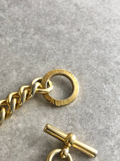 CELINE Arc de Triomphe Bracelet Gold Vintage stmihz