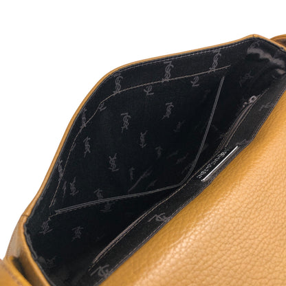 Yves Saint Laurent Logo Shoulder bag Brown Vintage 24deyg
