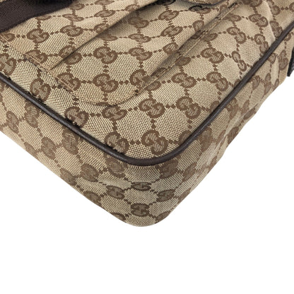 GUCCI GG Canvas Shoulder bag Brown Vintage arvcnf