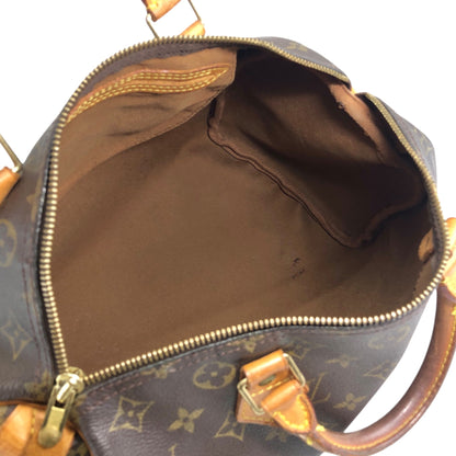 LOUIS VUITTON Monogram Speedy30 Small Boston bag Handbag Brown M41526 Vintage cdk84f