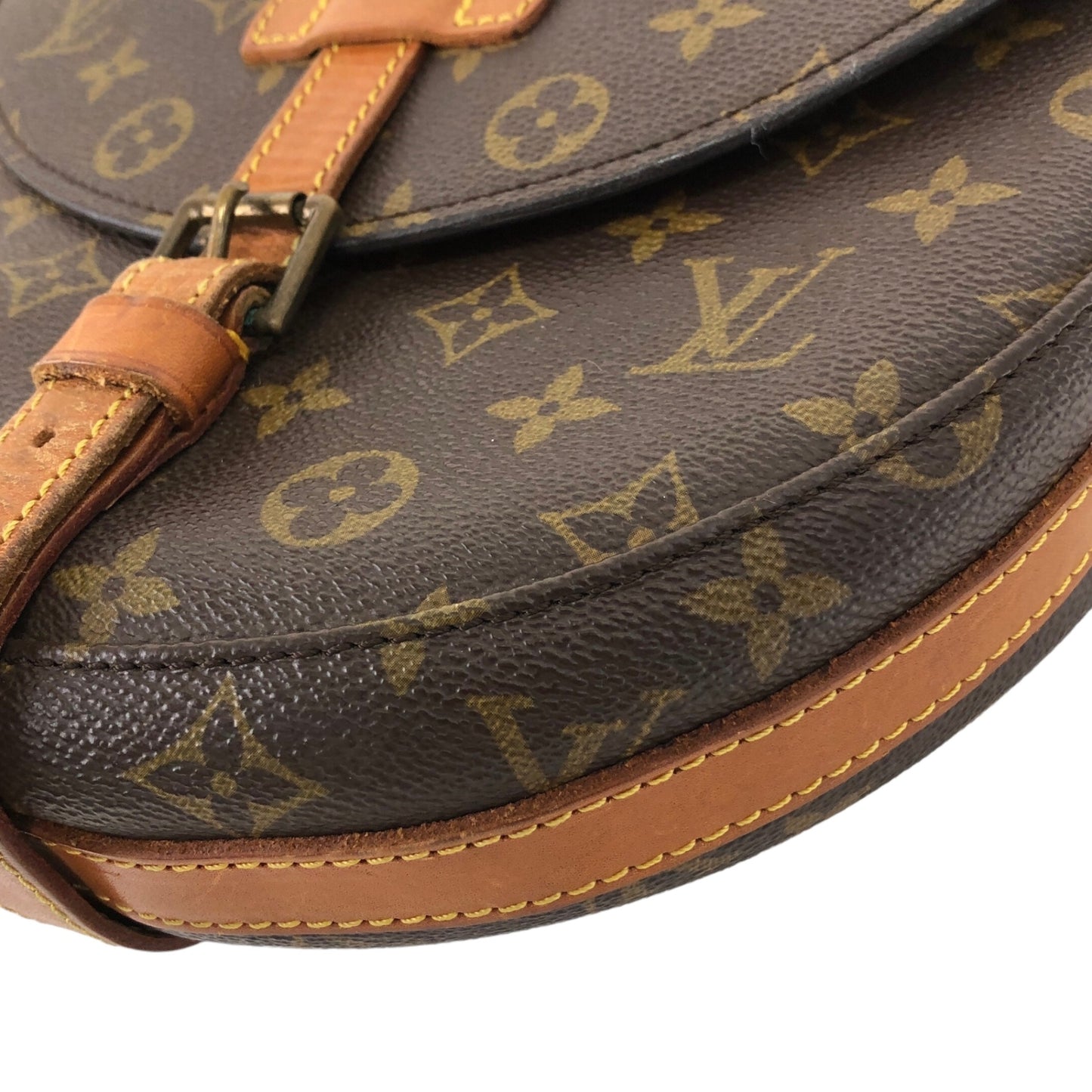 LOUIS VUITTON Monogram Shoulder bag Brown Vintage xkb6gk