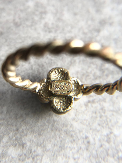 CHANEL Ring Gold Vintage 5xvycp