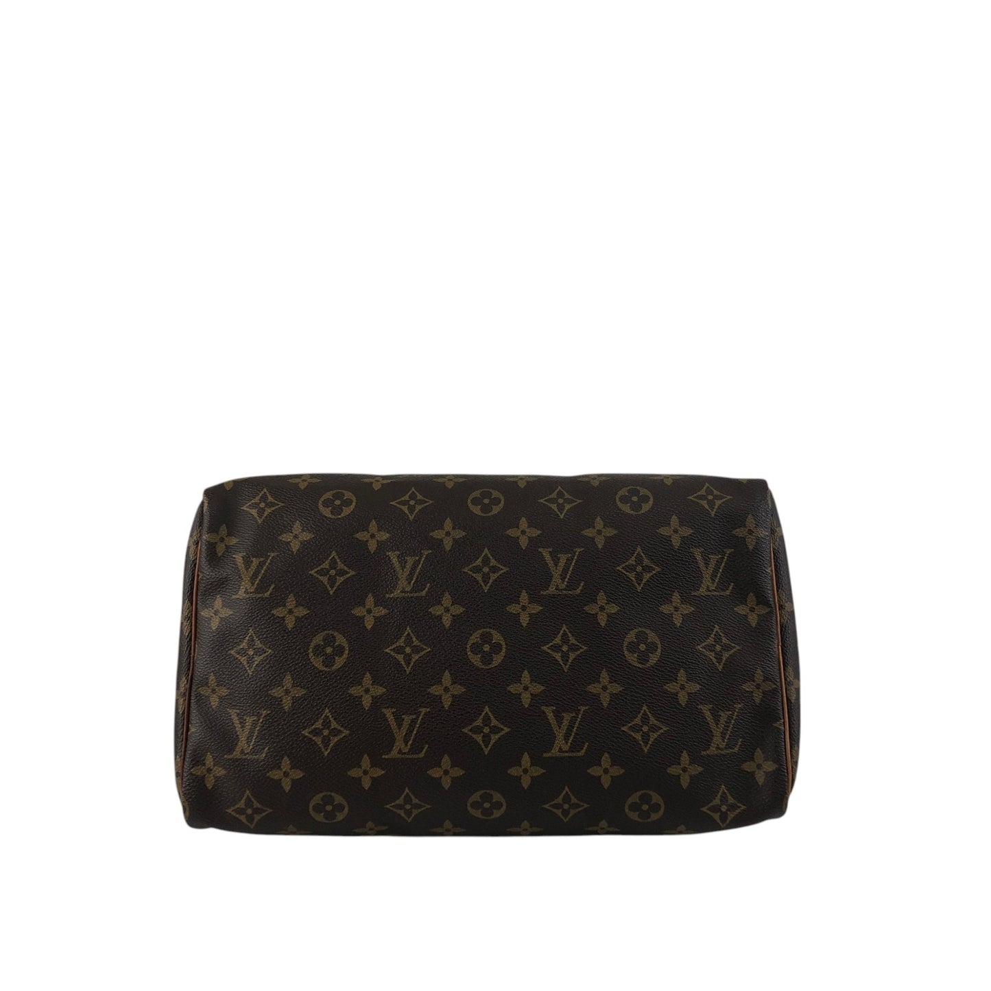 LOUIS VUITTON Monogram Handbag Boston bag Brown Vintage y2vg3b