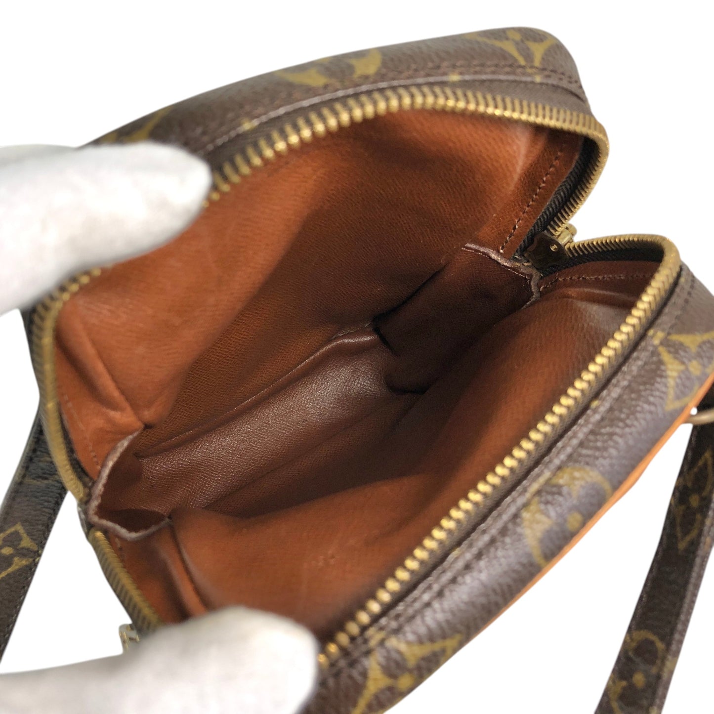 LOUIS VUITTON Monogram Shoulder bag Brown Vintage zvucr2